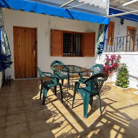 Maison Mitoyenne 3 Chambres, Terrasse, Bbq, Piscine Communautaire * Santa Pola